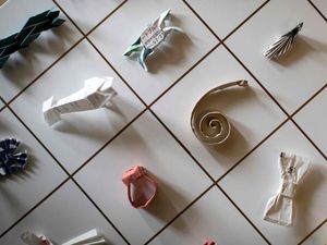 Foto: Belasan Ribu Origami dari Pembungkus Sumpit