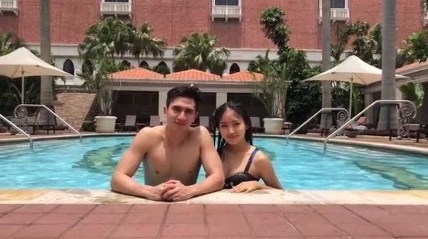 Foto Verrell dan Natasha Wilona di Kolam yang Dinyinyirin Netizen