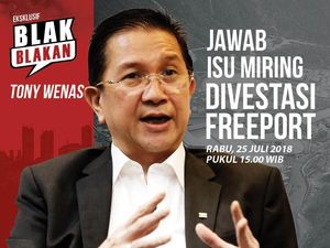 Tonton Blak-blakan Soal Isu Miring Divestasi Saham Freeport Pukul 15.00 WIB Tonton Blak-blakan Soal Isu Miring Divestasi Saham Freeport Pukul 15.00 WIB