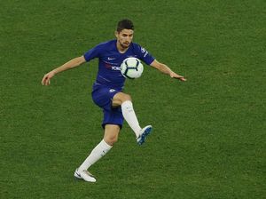 Debut Jorginho di Chelsea: 45 Menit, 101 Sentuhan, 98 Umpan Sukses