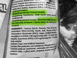 Tidak Untuk Anak di Bawah 5 Tahun kok Tulisannya Kecil? Ini Kata BPOM