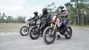 Motor Modifikasi Honda CRF150L Jelajahi Yogyakarta
