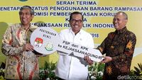 Serah Terima Aset Sitaan KPK ke Kejagung