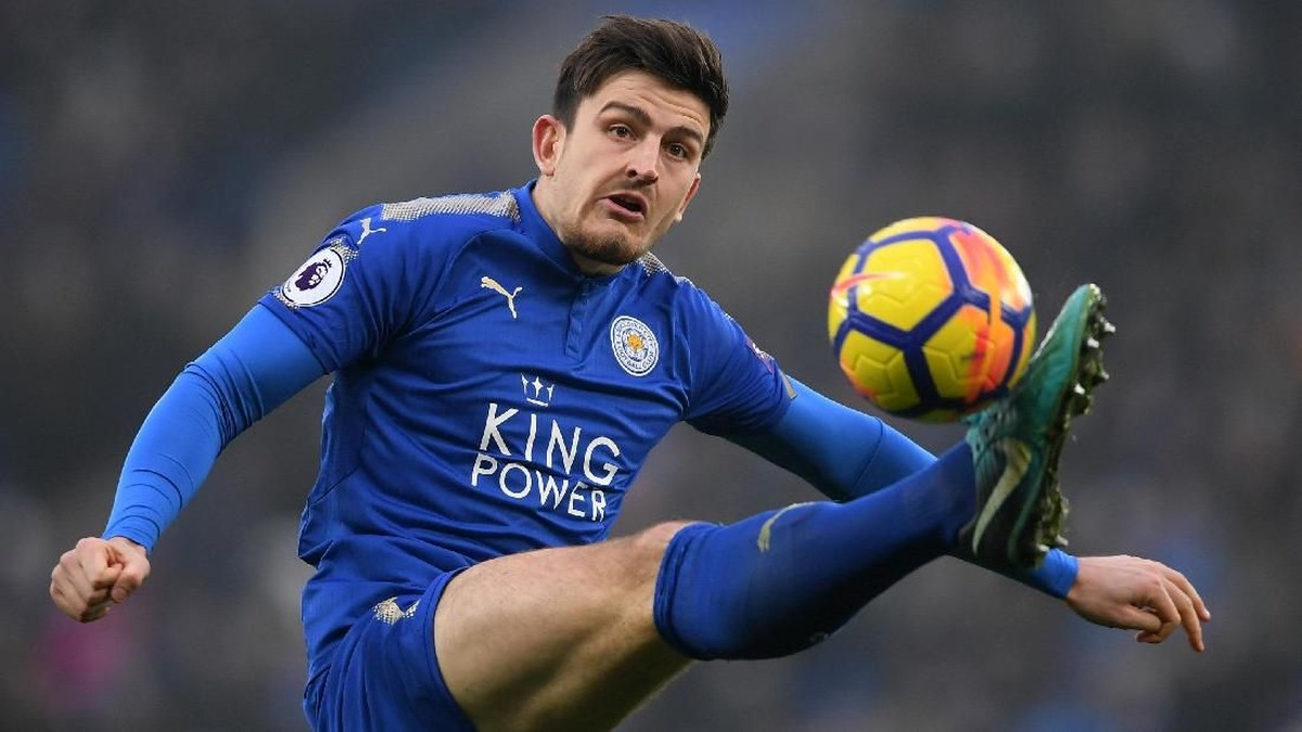 Harry Maguire tampil oke bersama Leicester City pada musim lalu (Foto: Laurence Griffiths/Getty Images)