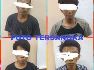 4 Pencuri Komputer Jasa Pengiriman Barang di Tangerang Ditangkap