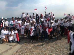 Gebyar Semangat HUT RI ke-73 dengan Jalan Sehat di Denmark