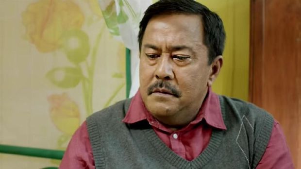 Rano Karno sebagai Si Doel, pria berkumis tebal yang terpampang di poster-poster film di bioskop Tuschinski, Amsterdam, Senin (23/7) sore waktu setempat.