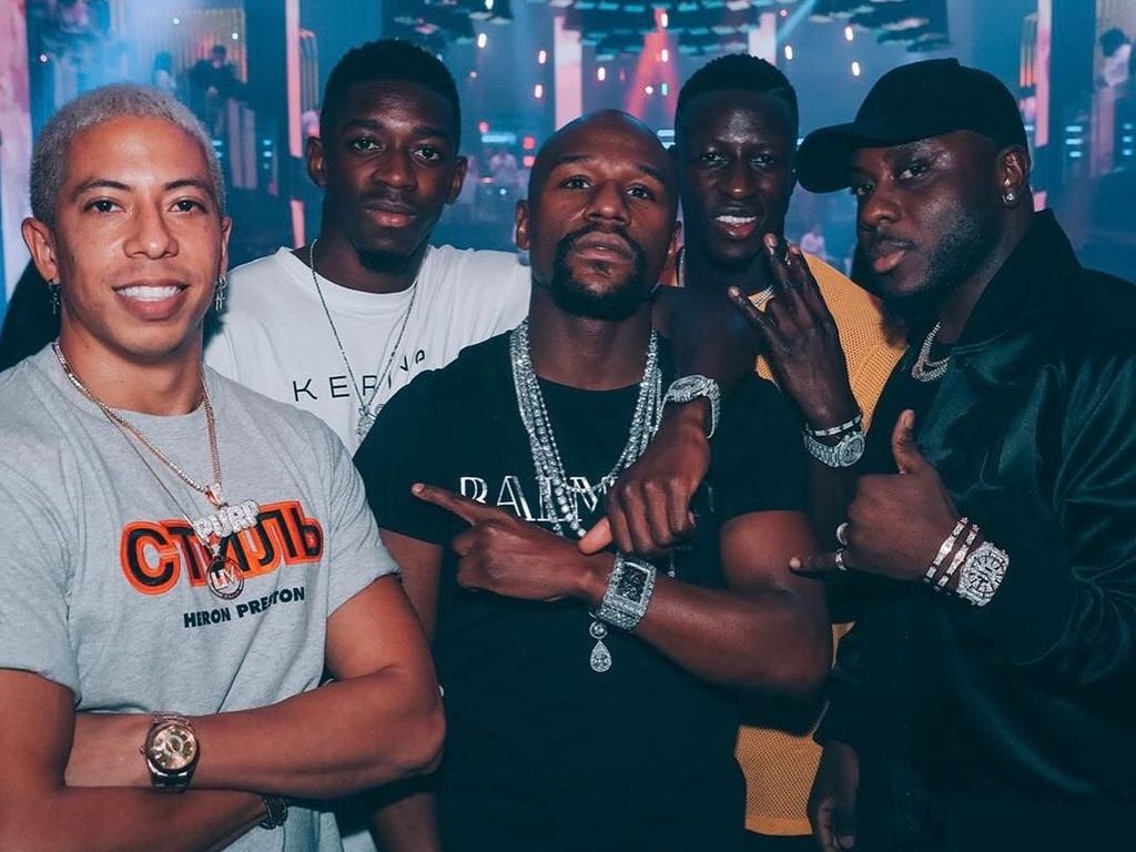 Liburan di Miami, Mendy dan Dembele Pesta bareng Mayweather dan Ronaldinho Liburan di Miami, Mendy dan Dembele Pesta bareng Mayweather dan Ronaldinho