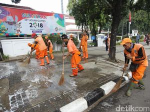 Perbaikan Trotoar Senayan-Thamrin Dikebut, Seperti Ini Kondisinya