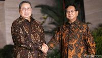 Potret Pertemuan SBY dan Prabowo yang Berbalut Batik