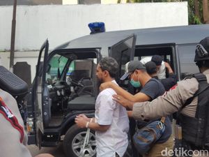 Sidang Kasus Terorisme JAD, Polisi Perketat Penjagaan PN Jaksel Sidang Kasus Terorisme JAD, Polisi Perketat Penjagaan PN Jaksel