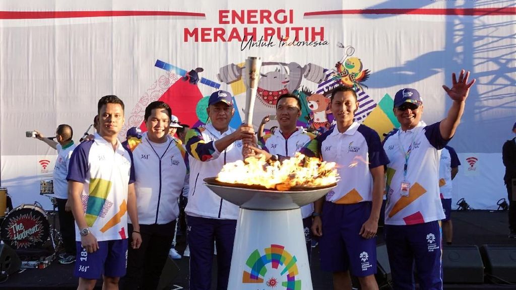 Giliran Obor Asian Games 2018 Keliling Bali