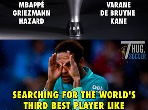 Tak Masuk Kandidat The Best FIFA, Neymar Diserang Meme Tak Masuk Kandidat The Best FIFA, Neymar Diserang Meme