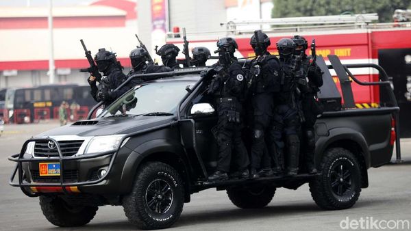 Yuk Lihat Simulasi Penanganan Aksi Teror di JIExpo