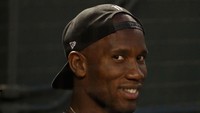 Ada pula Didier Drogba, bomber Pantai Gading yang pada sepakbola level klub menjadi legenda dari Chelsea. Ia pernah dua kali menjadi pesepakbola terbaik Afrika. (Foto: Christian Petersen/Getty Images)