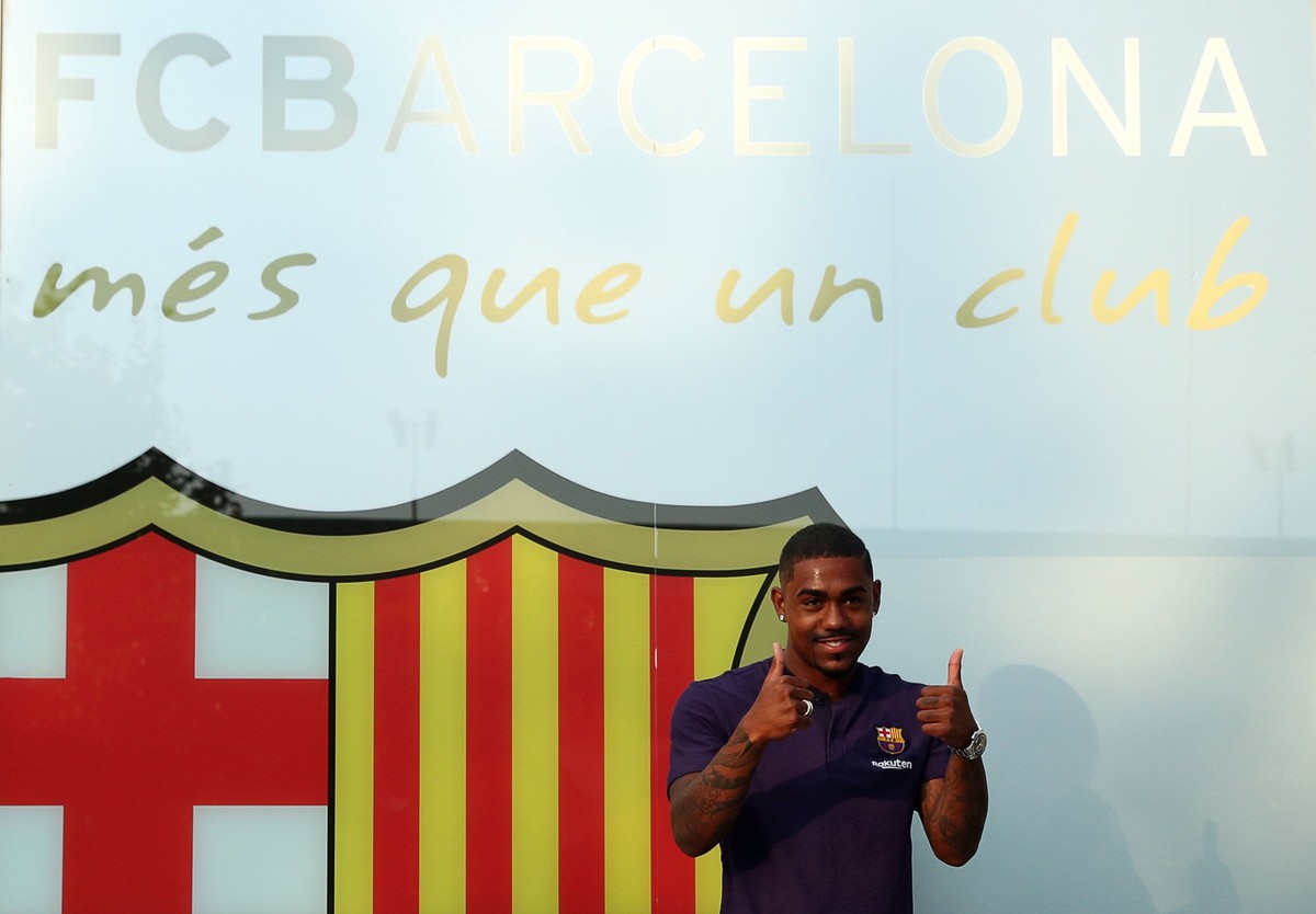 Malcom segera resmi menjadi pemain Barcelona. (Foto: Albert Gea/Reuters)