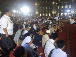 Jemaah Pengajian Akbar DMI Mulai Penuhi Masjid Istiqlal