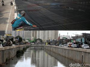 Begini Kondisi Kali Sentiong Dulu dan Sekarang