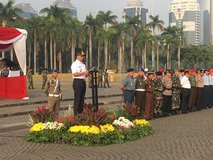 Anies Pimpin Apel Pengamanan Asian Games di Monas