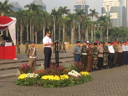 Anies Pimpin Apel Pengamanan Asian Games di Monas