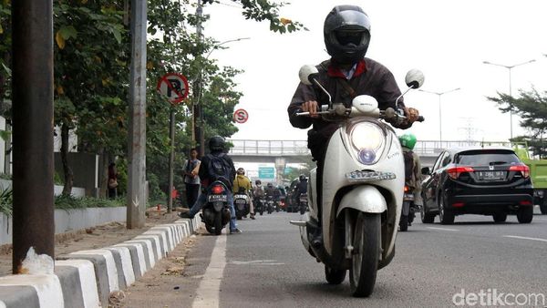 Duh, Hindari Razia Pemotor Nekat Lawan Arah