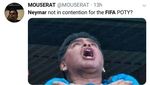 Tak Masuk Kandidat The Best FIFA, Neymar Diserang Meme