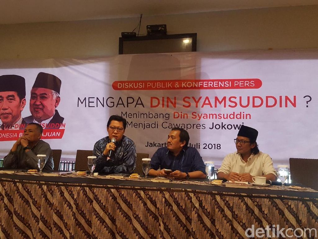 Relawan Dorong Din Syamsuddin Jadi Cawapres Jokowi Relawan Dorong Din Syamsuddin Jadi Cawapres Jokowi