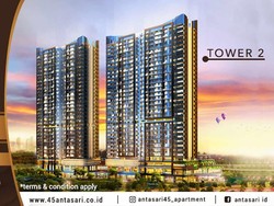 Pemesanan NUP Tower 2 Apartemen 45 Antasari Telah di Buka