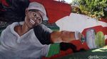 Sambut Asian Games 2018, Mural Jokowi dan Atlet Nasional Muncul di Solo