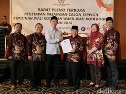 KPU Tetapkan Bima Arya Jadi Walkot Bogor Terpilih