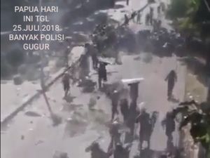 Viral Hoax Video Polisi Gugur Akibat Rusuh di Papua Hari Ini