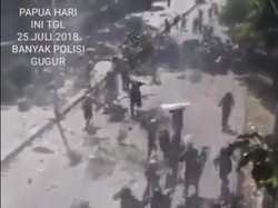 Viral Hoax Video Polisi Gugur Akibat Rusuh di Papua Hari Ini