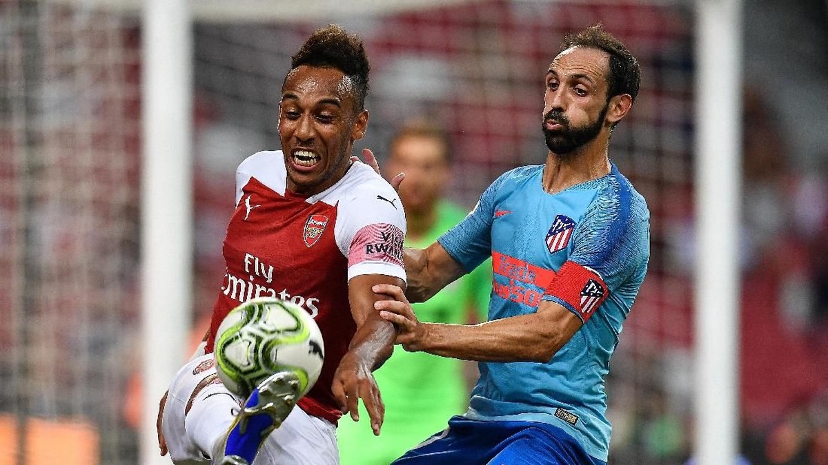 Bermain 1-1 dalam 90 menit, Atletico Madrid kalahkan Arsenal lewat adu penalti 3-1 di turnamen pramusim International Champions Cup 2018. (Foto: Thananuwat Srirasant/Getty Images for ICC)