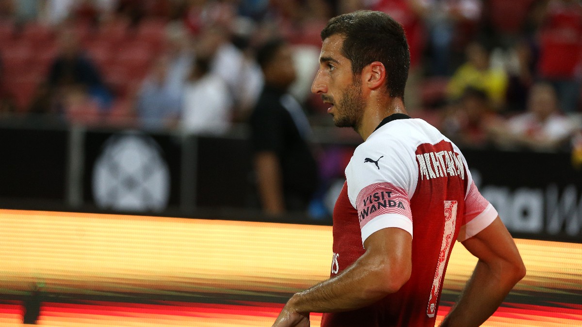 Pemain Arsenal, Henrikh Mkhitaryan. (Foto: Lionel Ng/Getty Images)
