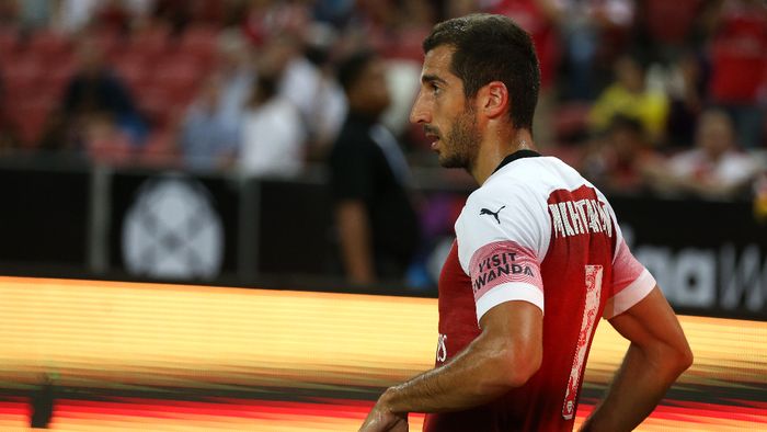 Henrikh Mkhitaryan memilih untuk tidak main di Liga Europa. (Foto: Lionel Ng/Getty Images) Henrikh Mkhitaryan memilih untuk tidak main di Liga Europa. (Foto: Lionel Ng/Getty Images)