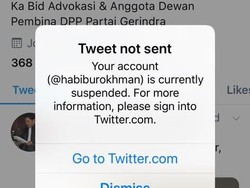 Habiburokhman: Sedih Sekali Akun Twitter Gua Kena Suspend