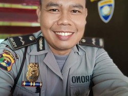 Begini Aksi Polisi yang Tiru Gaya Makan DJ Butterfly