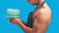 Ini Dia Matt Adlard, Baker yang Doyan Bikin Kue Sambil Pamer Otot Kekar