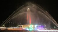 Melihat Kerennya Air Mancur Menari di Lapangan Banteng