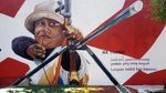 Sambut Asian Games 2018, Mural Jokowi dan Atlet Nasional Muncul di Solo