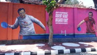 Pesan-pesan pembangkit semangat juga dituliskan di tembok-tembok ini. (Bayu Ardi Isnanto/detikcom)