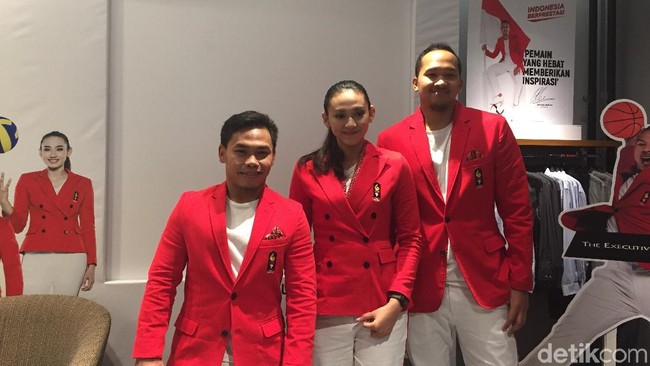 Kostum Defile Kontingen Indonesia di Asian Games Diluncurkan Kostum Defile Kontingen Indonesia di Asian Games Diluncurkan