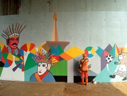 Sandi soal Lukisan Mural PPSU: Lumayan Bagus