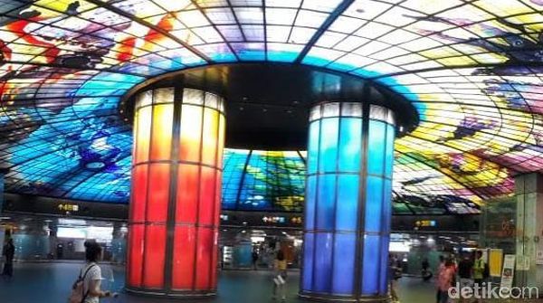 Wah, Mewahnya Stasiun MRT Formosa di Taiwan