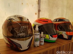 Untuk Bikers: Helm Motor Perlu Disemprot Disinfektan untuk Cegah Virus
