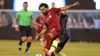 Mohamed Salah tampil di Piala Dunia 2018 bersama Mesir dengan torehan dua gol dari dua laga berlalu. (Brad Penner-USA TODAY Sports)