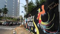 Mural Asian Games di PIM Dicat Ulang