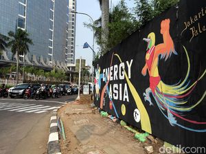 Mural Asian Games di PIM Dicat Ulang