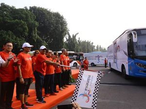 Bus Wonderful Indonesia Layani Atlet Sekaligus Promosi Wisata