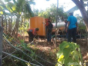 Kekeringan Melanda Magetan, 5 Desa Di-dropping Air Bersih Kekeringan Melanda Magetan, 5 Desa Di-dropping Air Bersih